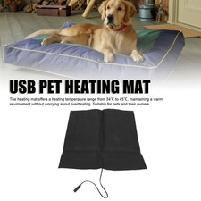 USB Pet Heating Pad 5V 2A 34 to 45  Portable Washable Foldable Nylon Electric