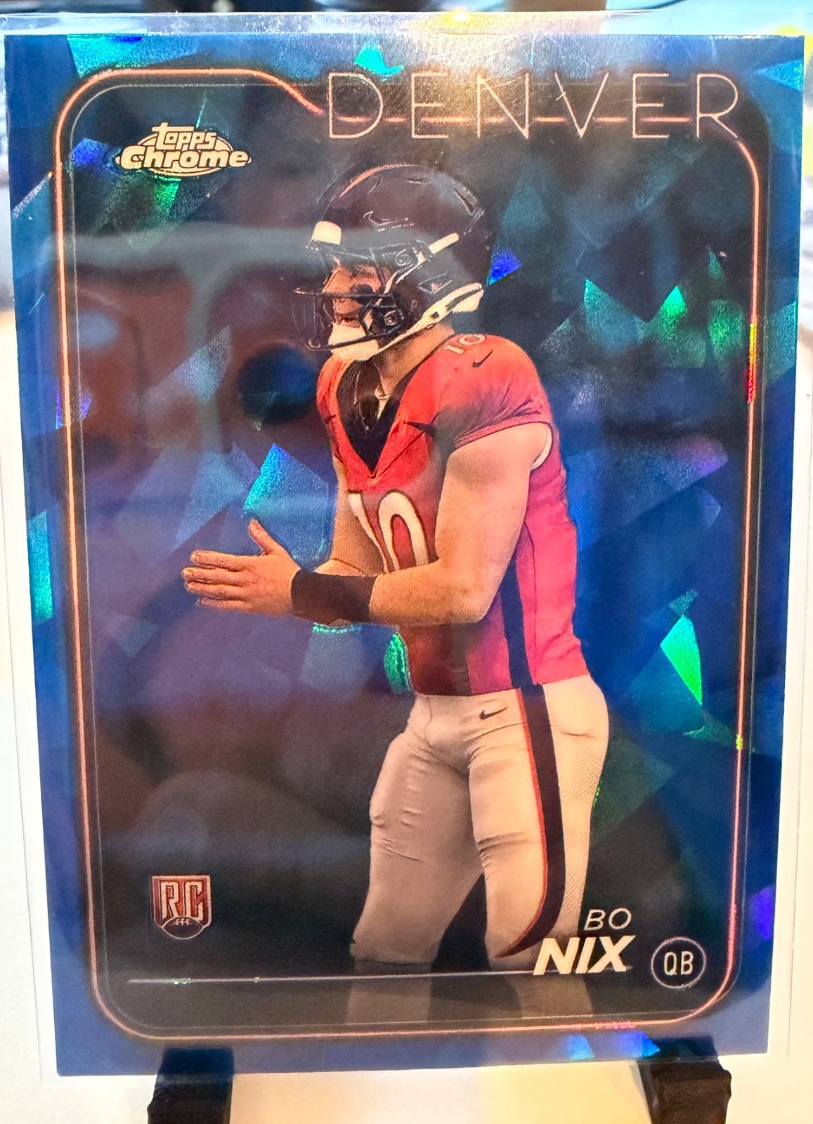 2024 Topps Chrome Sapphire Edition - Rookies Bo Nix #206 (RC)