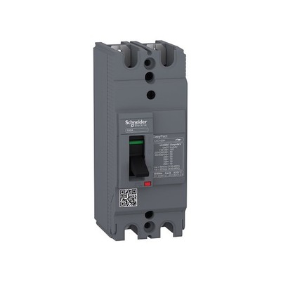 Schneider Electric EasyPact EZC100H2020 MCCB 20A 2-Pole Circuit Breaker