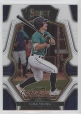 2023 Panini Select Premier Level White Prizm 84/149 Cole Young #140 rw6