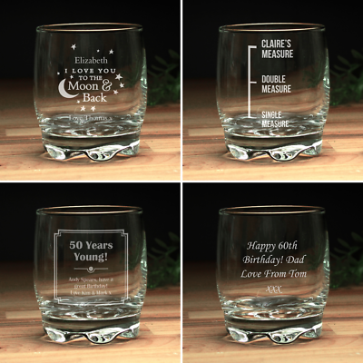 Valentines Whiskey Glass Ukgiftstoreonline Personalised I Love You To The Moon And Back Glass Gifts For Him And Her (Beer Glass Valentine's Day