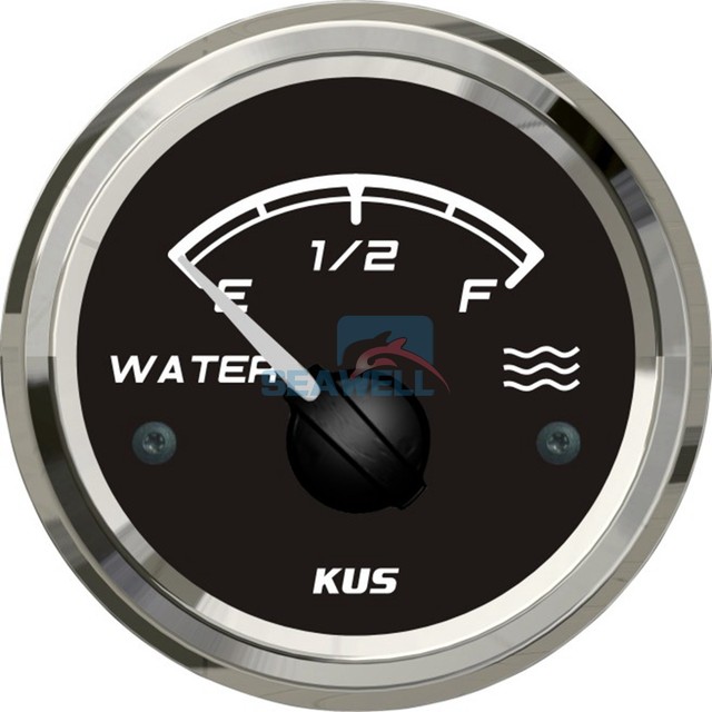 KUS Water Level Gauge Marine Boat Truck RV Water Tank Indicator 52mm 0