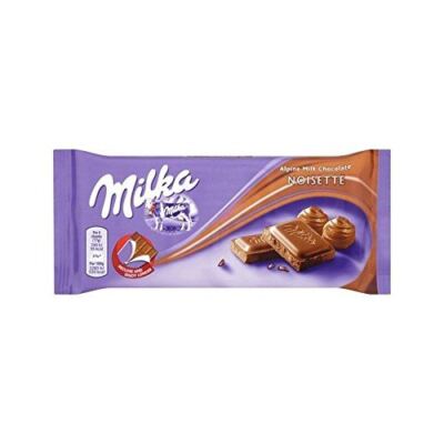 Milka Noisette Haselnuss Milch Schokolade 100g - 4er Pack