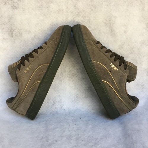 Puma Suede Classic Sneakers, Men's 5 (Olive Green) - Picture 6 of 9