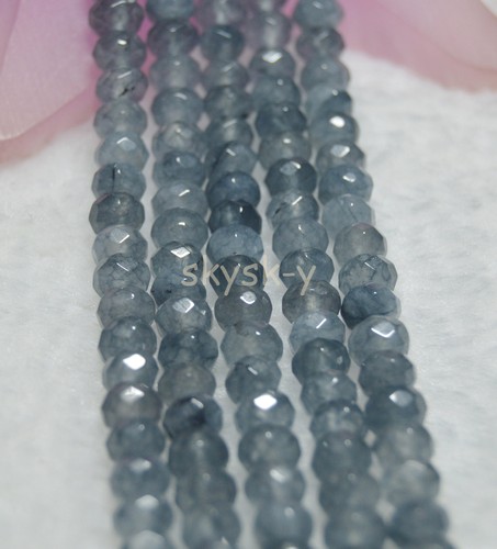 Lots 4x6mm Faceted Multicolor Gemstone Abacus Rondelle Loose Beads 15" Strand - Picture 20 of 71