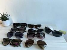9 Pairs Y2K Wholesale Sunglasses Job Lot Including Juicy Couture Esprit