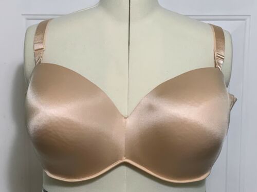 Catherines Multi-Way Strapless Bra Underwire Smooth Beige Plus Size 44DD