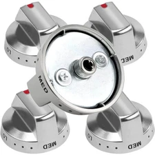 DG64-00473A Top Burner Control Dial Knob Range Oven Replacement for Samsung 5PCS