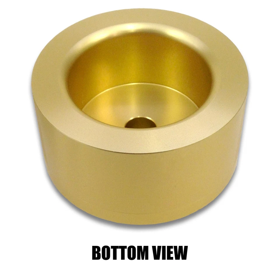 Juego de kit de elevación espaciador de resorte helicoidal trasero de aluminio de 2" par años 60 GM RWD hecho en EE. UU. Foto 2 de 4