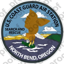 STICKER USCG AIR STATION NORTH BEND