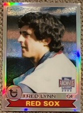 Fred Lynn 2002 Topps Archives Reserve Base Card #7 Red Sox ESE