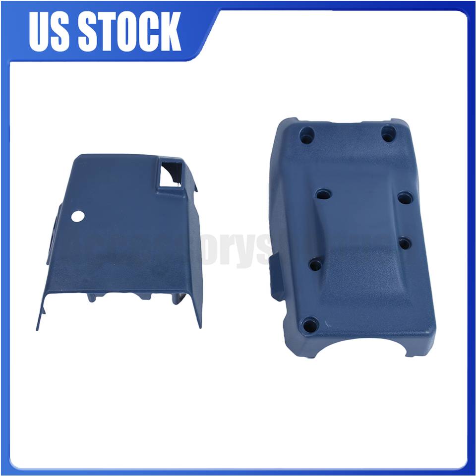 Steering Column Cover For Toyota Hilux 4Runner 1986-1988 (Blue, Non-Tilt, 2-Piece Set) - View #7