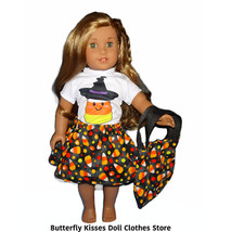 Doll Clothes Fits 18" American Girl  Candy Witch Outfit Treat Bag