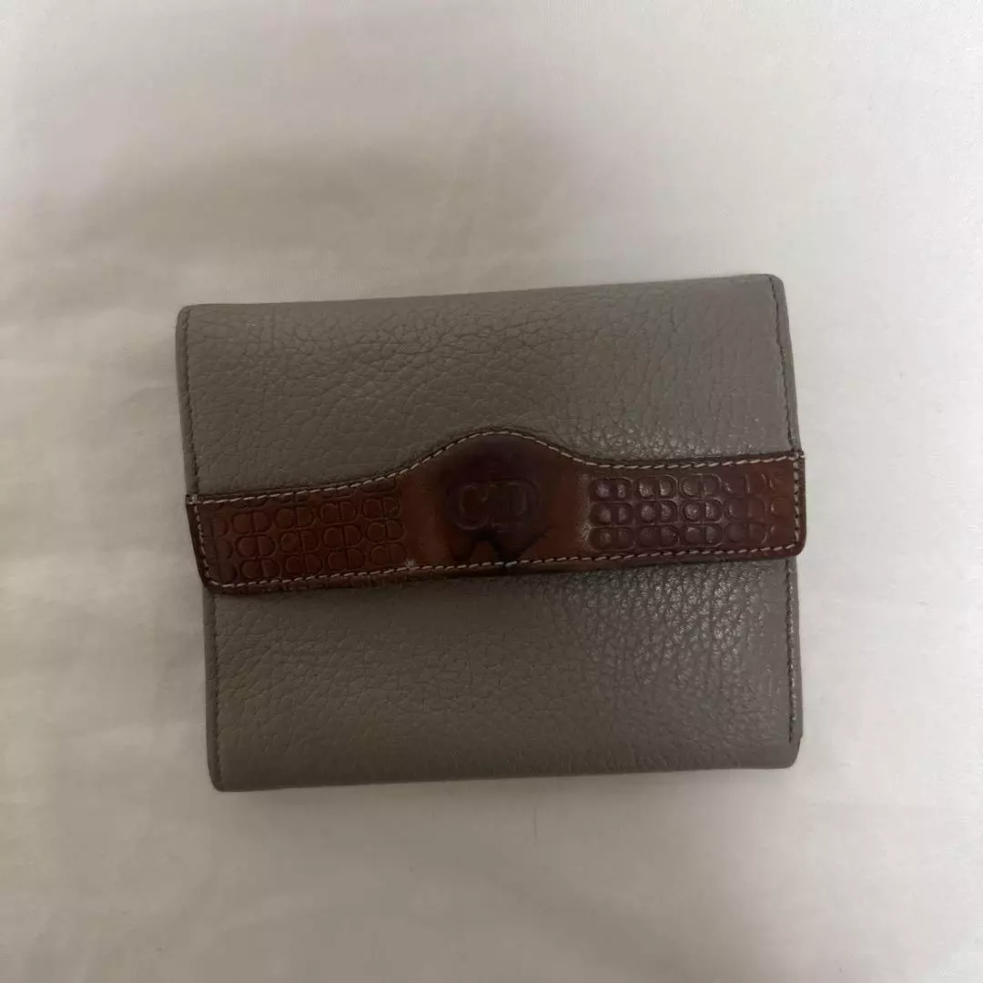 Portefeuille Christian Dior gris