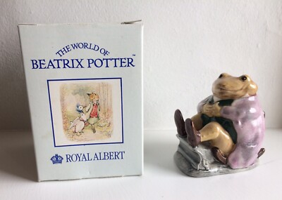 Mr Jackson Beatrix Potter Figur von Royal Albert Ref:P1101 Sammlerstück Keramik