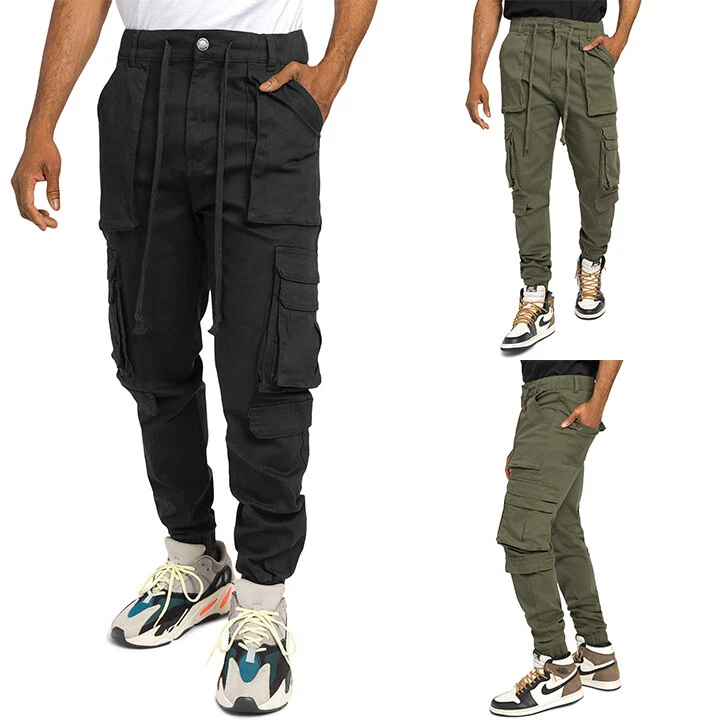 Victorious Men's Classic Utility Cargo Tapered Drawstring Jogger Pants JG3030
Opens in a new window