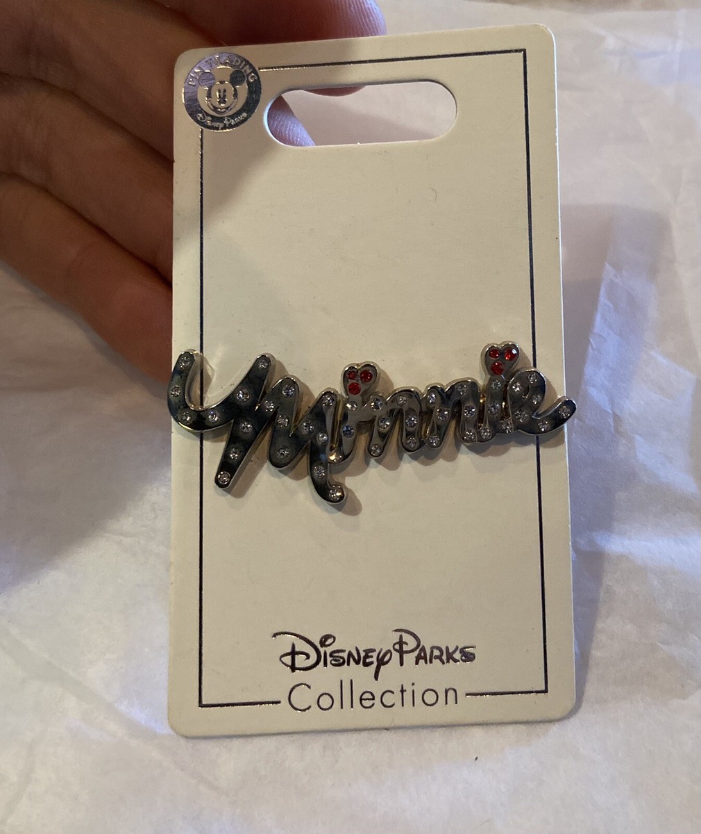 Disney - naminpiページ Disney Trading Pins 115659 Minnie Gemmed Name Pin Crystals