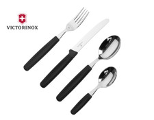 New VICTORINOX 24pc Cutlery Set Steak Knife Fork Spoon  Swiss Made 