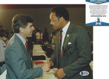MICHAEL DUKAKIS SIGNED 1988 PRESIDENTIAL ELECTION 8x10 PHOTO BECKETT COA BAS