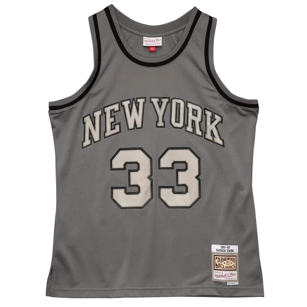 Mitchell & Ness Patrick Ewing Metal Works 1991-92 NY Knicks