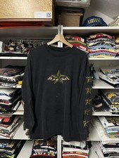 JNCO Vintage Shirt Poker Long Sleeve Made In USA Jnco Jeans Black Worn