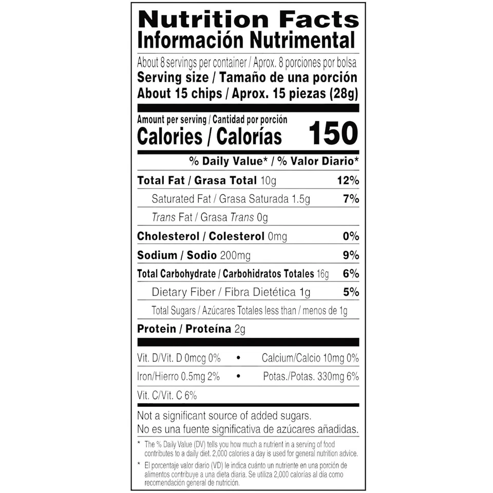 Lay's Potato Chips LIMON Sabor Lima 7.75oz Bolsas Snack 2 Bolsas Foto 3 de 4