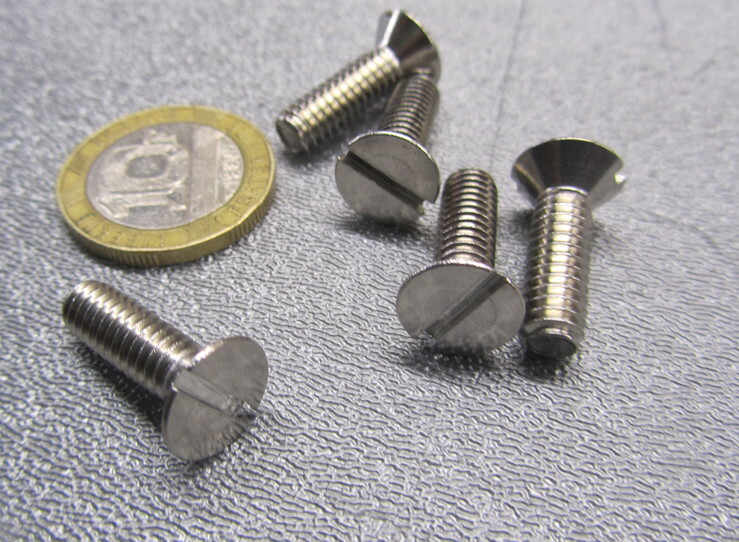 Midwest Fastener 1/4-28 x 1/2 in Phillips Flat Machine Screw, Plain 18-8 Stainless Steel, 20 PK 37682