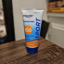 Equate Sport Sunscreen Broad Spectrum SPF 100 88 Min. Water Resistant 6 FL Oz