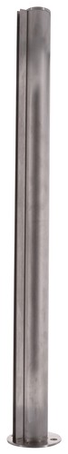 Brushed Stainless 24" Round PP08 Elegant Series Counter/Partition End Post - Picture 3 of 9