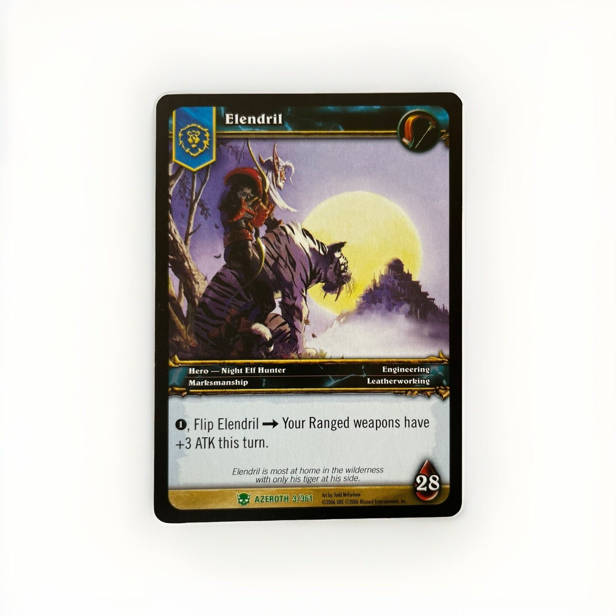 Elendril Azeroth 3/361 World Of Warcraft Trading Card 2006