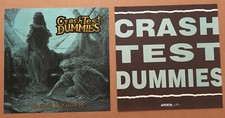 CRASH TEST DUMMIES Rare 1991 Set 2 DOUBLE SIDED PROMO POSTER FLAT 4 Ghosts CD 