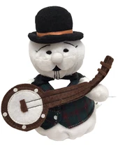 Stuffins Sam the Snowman 1998 Rudolph Island of Misfit Toys Beanbag Plush