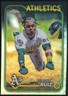 2024 Topps Chrome Logofractor Edition #241 Esteury Ruiz Athletics