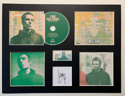 LIAM GALLAGHER - Signed Autographed - WHY ME? WHY NOT - Album Display Deluxe