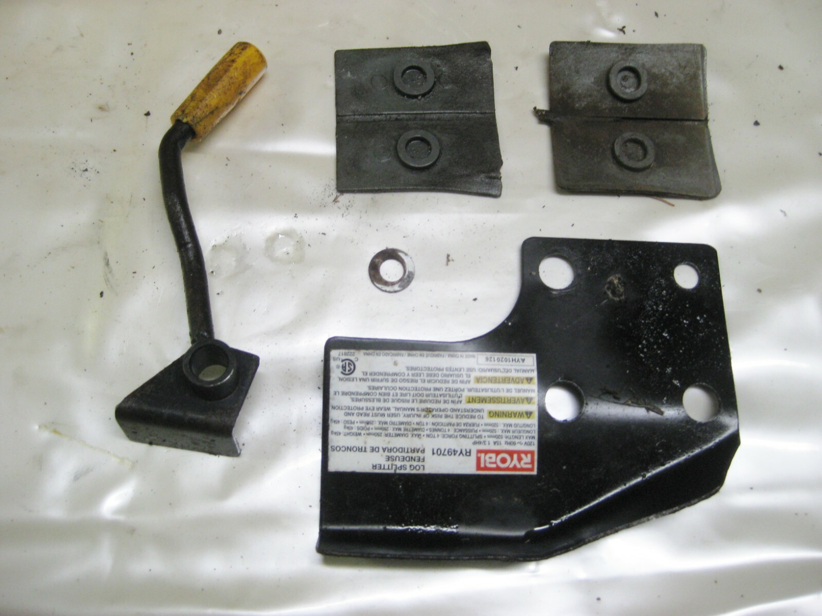 Ryobi RY49701 Log Splitter Hydraulic Control Lever Assy Part 099077001501 |  eBay