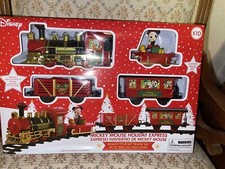 Disney Mickey Mouse Christmas Holiday Express Play Train Set 12pc Brand New