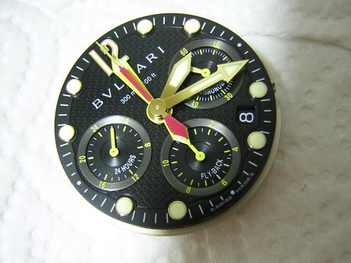 Reloj cronógrafo BVLGARI Flyback Rattrapante movimiento Dubois Depraz Eta2892A2 - Imagen 11 de 13