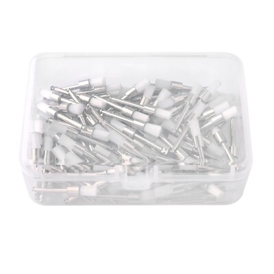 Dental White & Colorful Prophy Polishing Brush Nylon Flat Latch & Tapered Type