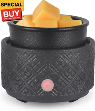 Wax Melt Warmer for Scented Wax,3-in-1Ceramic Wax Warmer Fragrances Candle Oils,