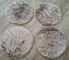 Sitzkissen Kunstfell 4 Stück *neu*