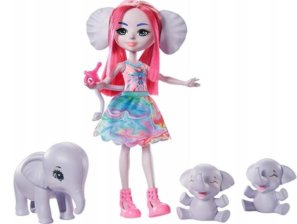 Enchantimals Family Doll And Elephants GTM30-image