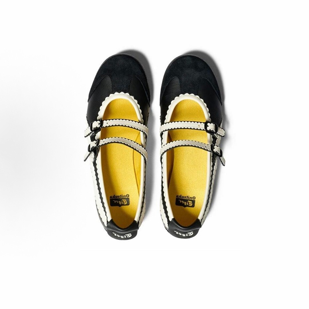 Onitsuka Tiger Mexico 66 Black/Cream 118A2678-001 Mary Jane Ballet