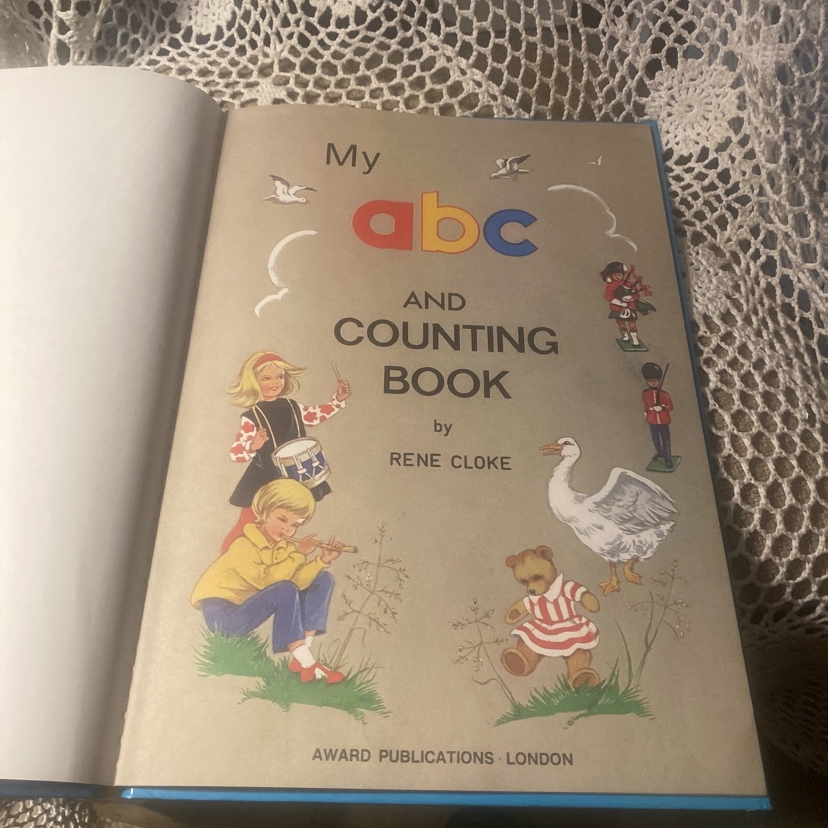 Vintage My ABC and Counting Book by Rene Cloke 1984 Funtime Vintage My ABC and Counting Book by Rene Cloke 1984 Funtime