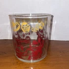 Anchor Hocking Cottage Cheese Glass Mexico Sombrero Siesta Cactus Vintage