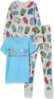 Amazon Essentials Disney | Marvel | Star Wars Jungen Pyjama 3-teiliges Set Alter 3