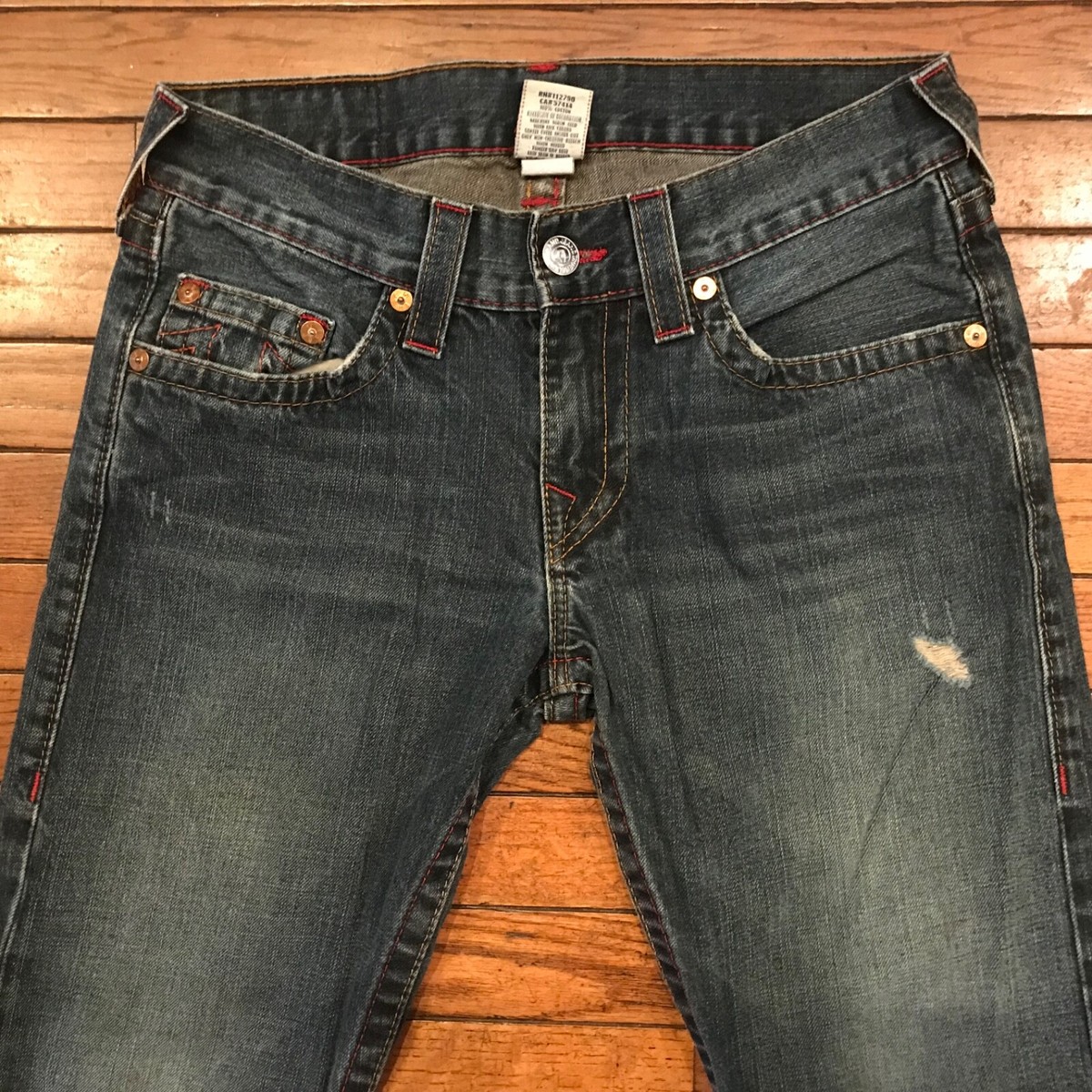 True Religion Jeans Men's 30 Straight Leg 30 x 31 Cut #607943 | eBay