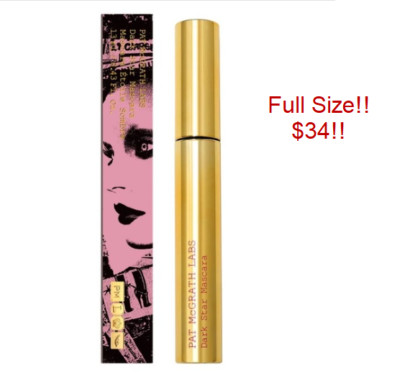 NIB Pat McGrath Labs Dark Star Mascara - Xtreme Black - Full Size .43oz/13ml!