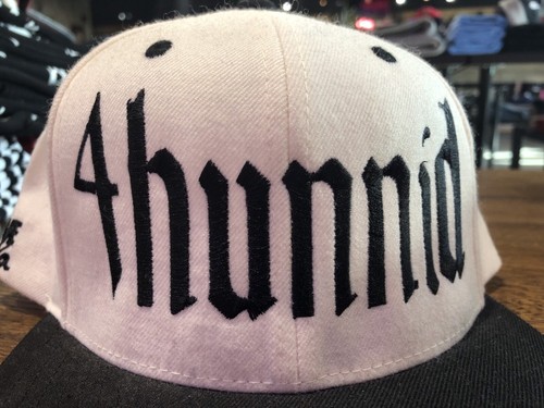 4Hunnid Snapback Blanco ¡NUEVO SIN ETIQUETAS 100% Auténtico!¡! - Imagen 6 de 7