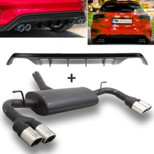 ULTER Duplex ESD mit Heckschürze für Ford Focus IV je re li 2x 70mm ab Bj. 2018