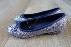 Crewcuts JCrew Girls Glitter Shoes Size 4 NWOB — photo 2